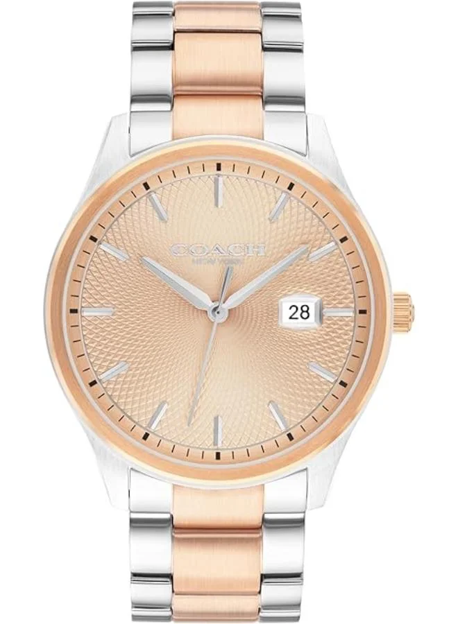 COACH Quartz analog Watch Steel Strap