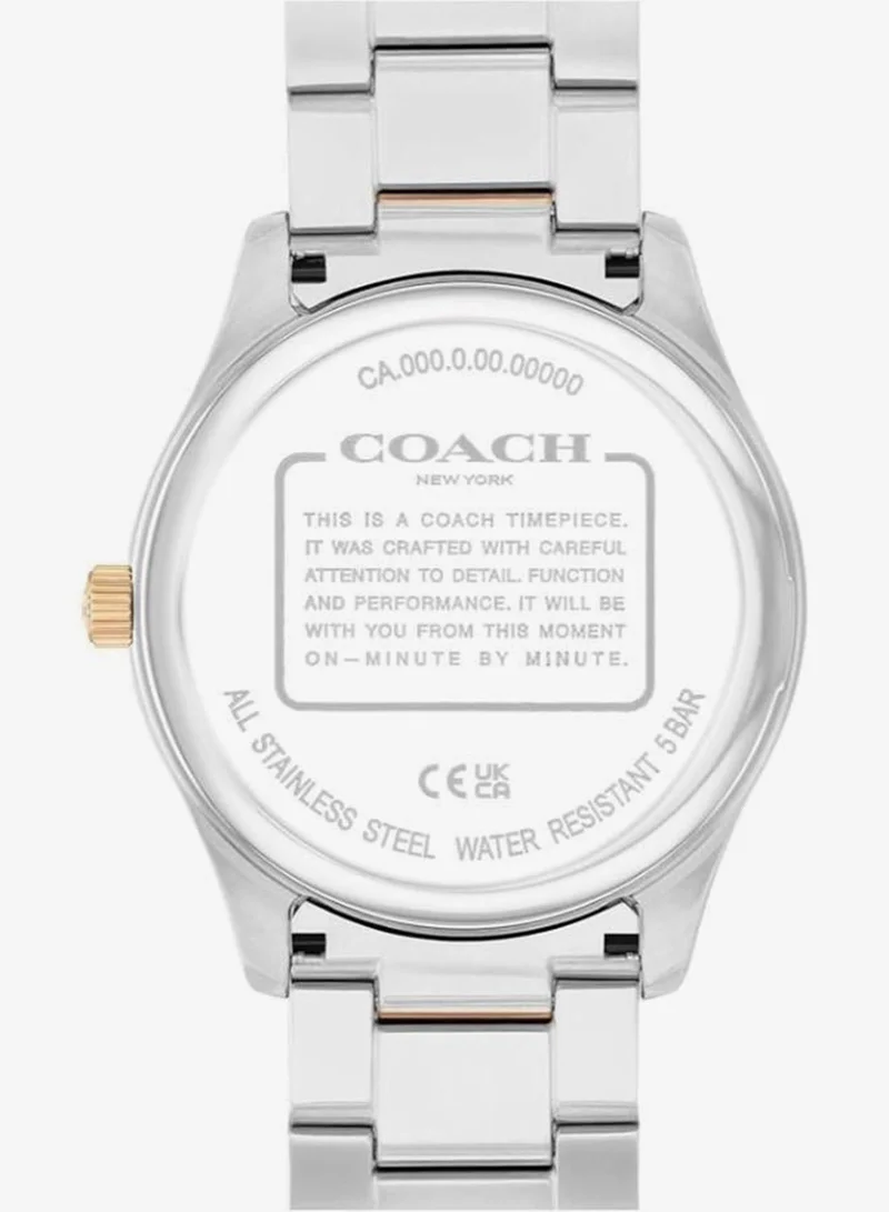 Coach  Quartz analog Watch Steel Strap for Men | Best Price UAE
