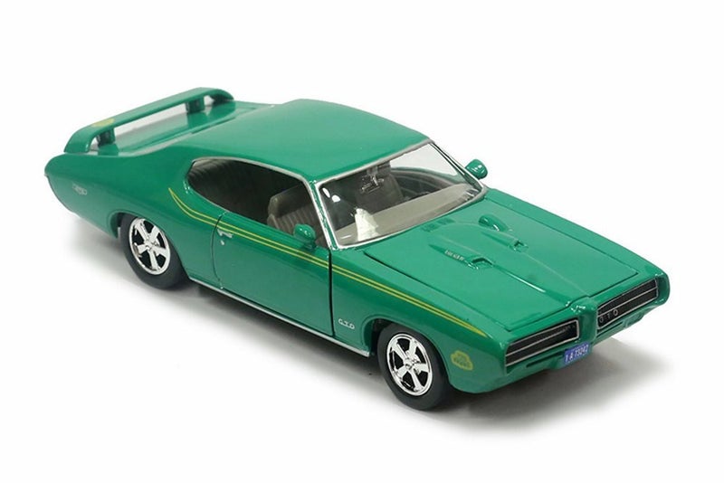 MOTORMAX 1969 Pontiac GTO Judge, Green - Motormax 73242 - 1/24 scale Diecast Model Toy Car for unisex-children - Image 4