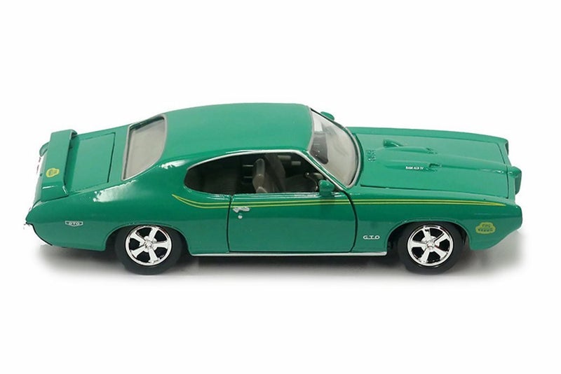 MOTORMAX 1969 Pontiac GTO Judge, Green - Motormax 73242 - 1/24 scale Diecast Model Toy Car for unisex-children - Image 3