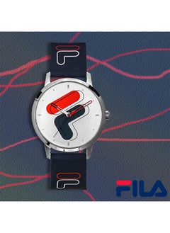 FILA Men's Analog Round Shape Silicone Wrist Watch 38-317-001 - 41 Mm  - Image 3