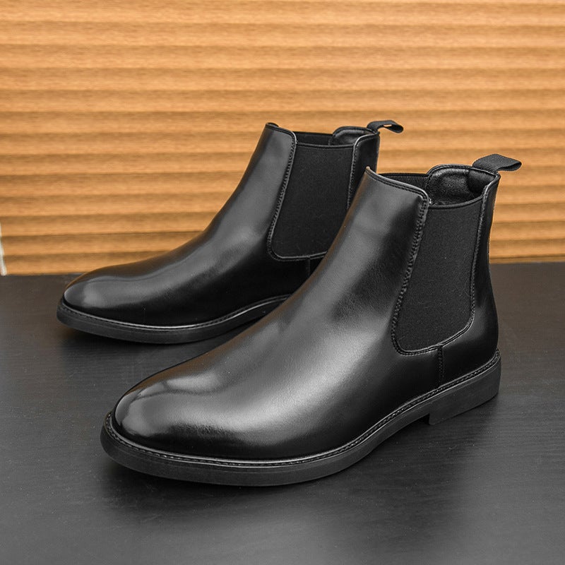 British Retro Chelsea Boots Men'S Shoes Short Boots Plus Suede Boots Martin Boots Large Size Boots Men'S Drop Shipping - Image 3