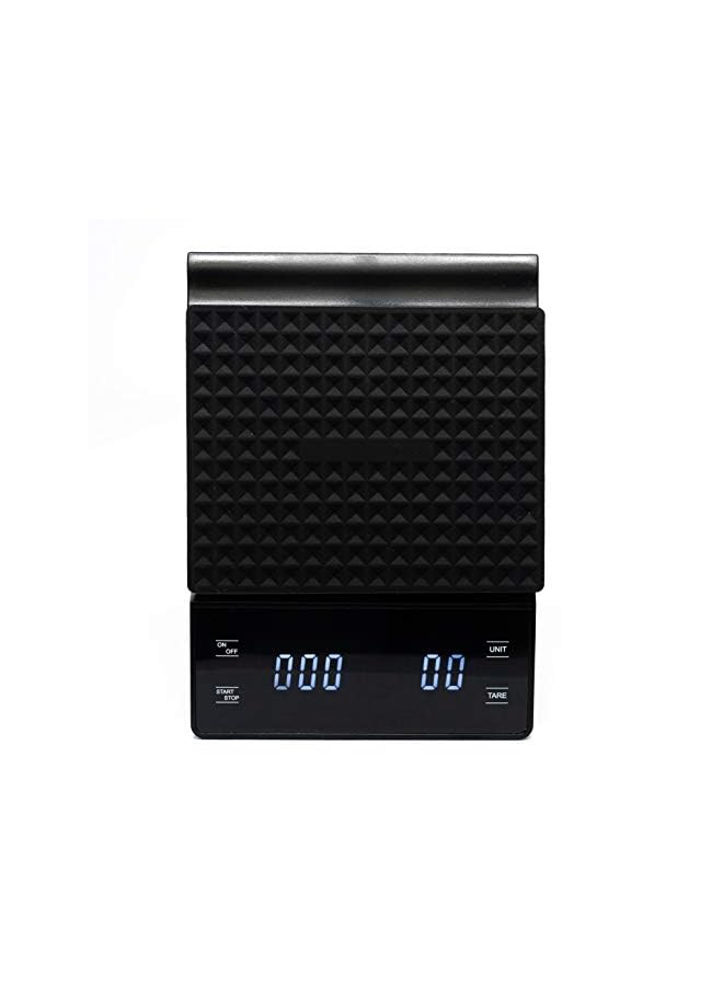 SCALE Display Drip COFFEE SCALE with a timer and touch buttons, High Precision, Auto-Off, Multi-Units, Multi-Purpose, Ergonomic Style (Black) - Image 3