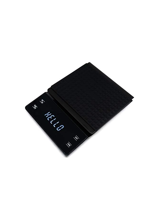 SCALE Display Drip COFFEE SCALE with a timer and touch buttons, High Precision, Auto-Off, Multi-Units, Multi-Purpose, Ergonomic Style (Black) - Image 2