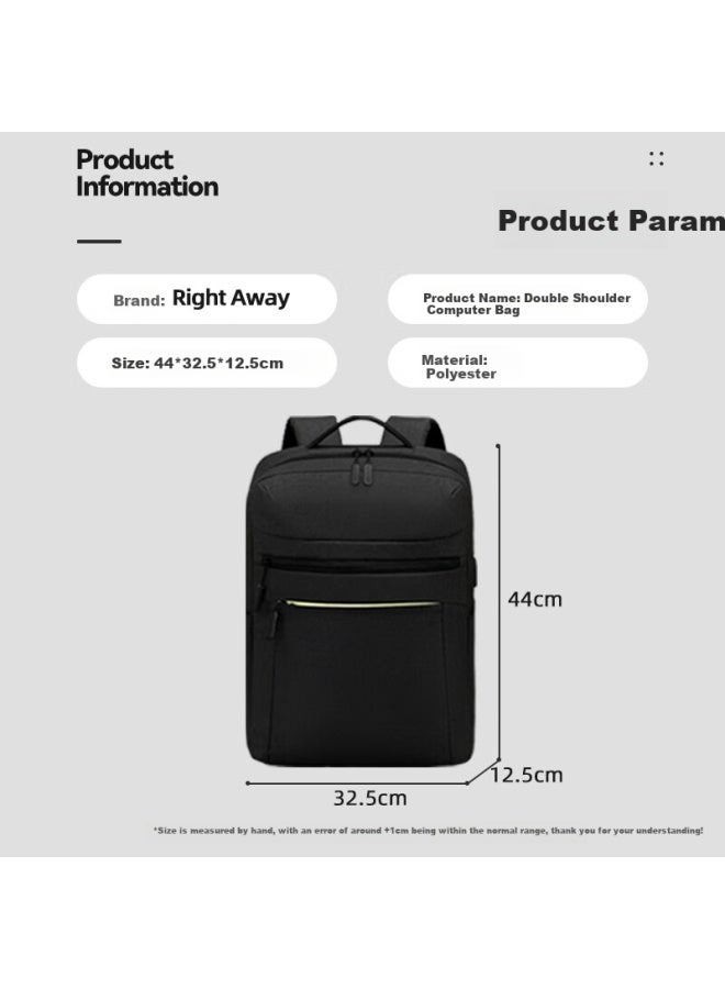 Right Away Laptop Bag For Men, 16-inch Backpack, Simple And Ultra-light Business Bag For Women, 14-inch 15.6-inch Schoolbag