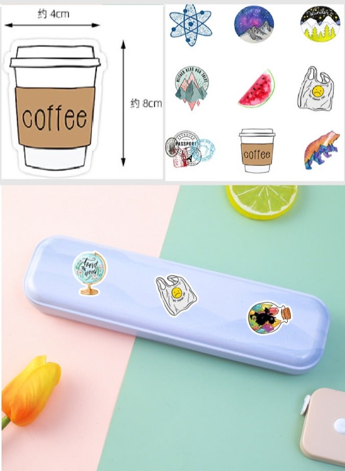 Loquat 100Pcs Waterproof Stickers for Water Bottle, Laptop, Skateboar,d Computer, Phone.Cute Cartoon Stickers for Kids Teens - Image 4
