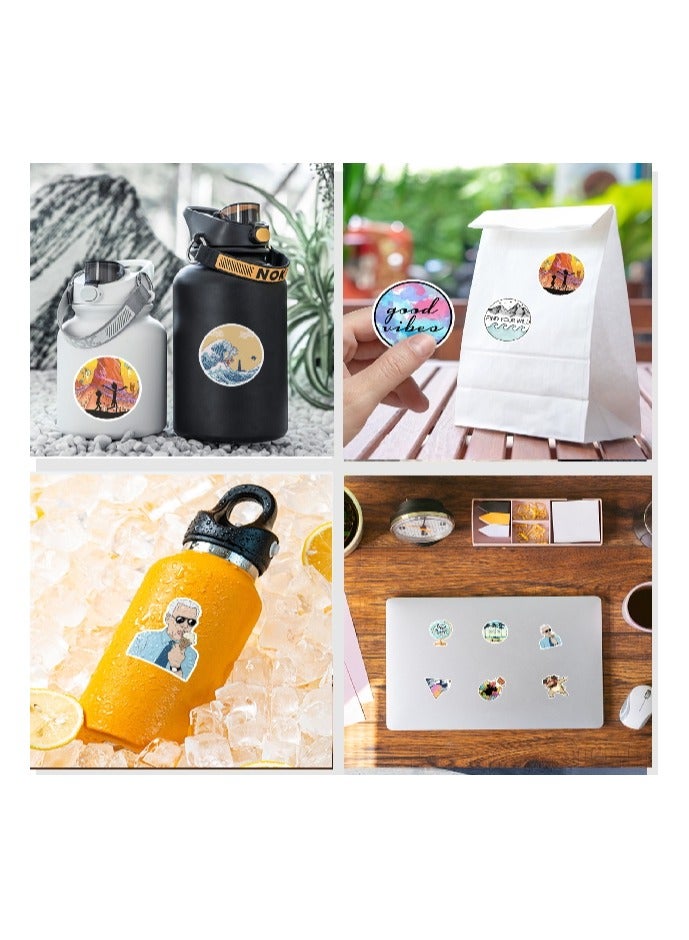 Loquat 100Pcs Waterproof Stickers for Water Bottle, Laptop, Skateboar,d Computer, Phone.Cute Cartoon Stickers for Kids Teens - Image 5