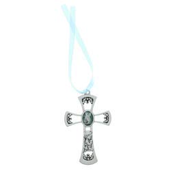 McVan Guardian Angel Blue Wall Cross Baby Baptism Baby Shower Christening Gift - Image 3