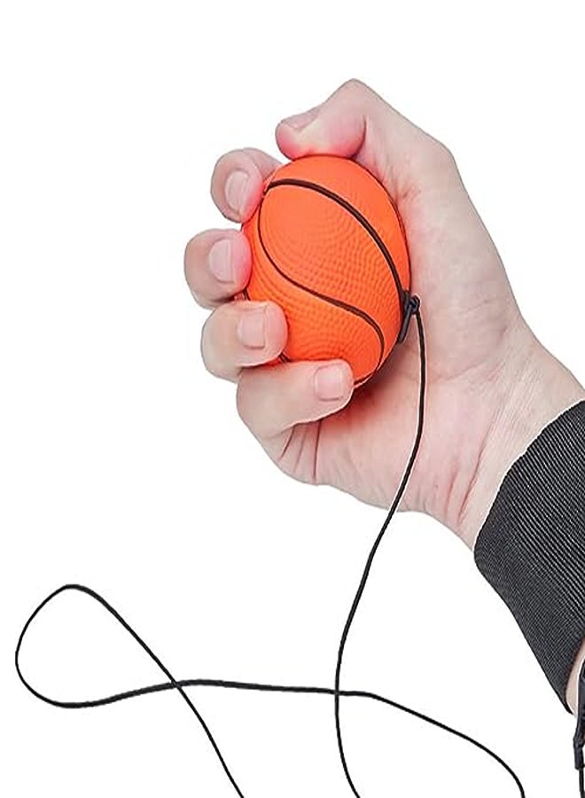 Rubber Ball Wrist Return Pillow – Bouncy Finger Toy in Random Style - Image 2