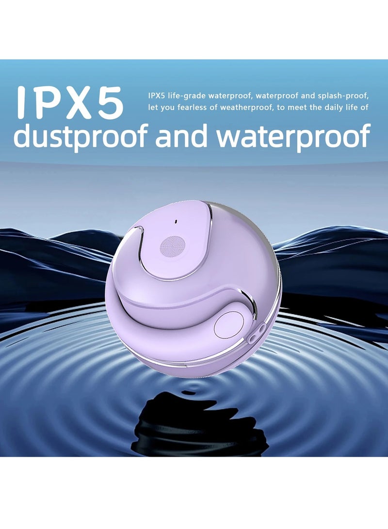 AROAQ Bluetooth Earphones, IPX5 Waterproof TWS Wireless Bluetooth Headset, 9D Sound Quality Comfortable Earhook Stereo Headphones With Mic For Running Cycling Workout Training, (White) - Image 2