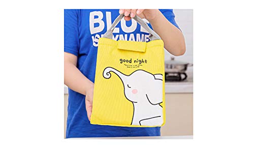 The Purple Tree Insulated Lunch Bags for Women and Kids (Pack of 1, Yellow) Portable Lunch Bags, Lunch Bugs with Thermal insualtion, hot and Cold Lunch Bags, Tiffin Bags - Image 3
