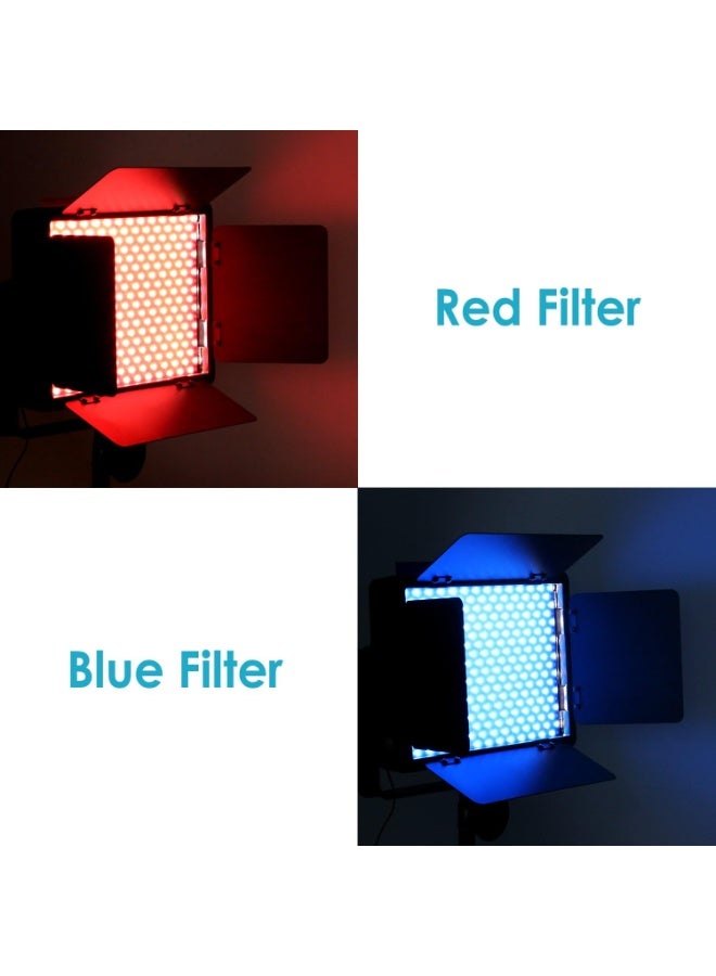 Neewer® 12x12"/30x30cm Transparent Color Correction Light Gel Filter Set Pack of 8 Gel Sheet for Photo Studio Strobe Flashlight (Red, Yellow, Orange, Green, Purple, Pink, Light Blue, Dark Blue) - Image 2