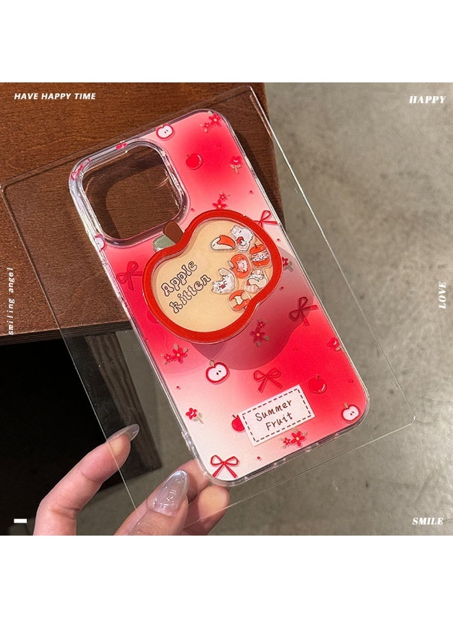 NIBEMINENT Rocking Horse Protective TPU Case Cover For iPhone 15 Plus, Summer Fruit With Shaker Rack - Image 2