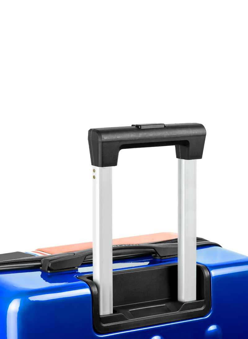 MNUK SWAGGER Set of 2 Luggage| Polycarbonate and ABS Hardside Trolley| Double 360Â° 4 Wheeler| Cabin-20 Inch, Large-28 Inch| PB