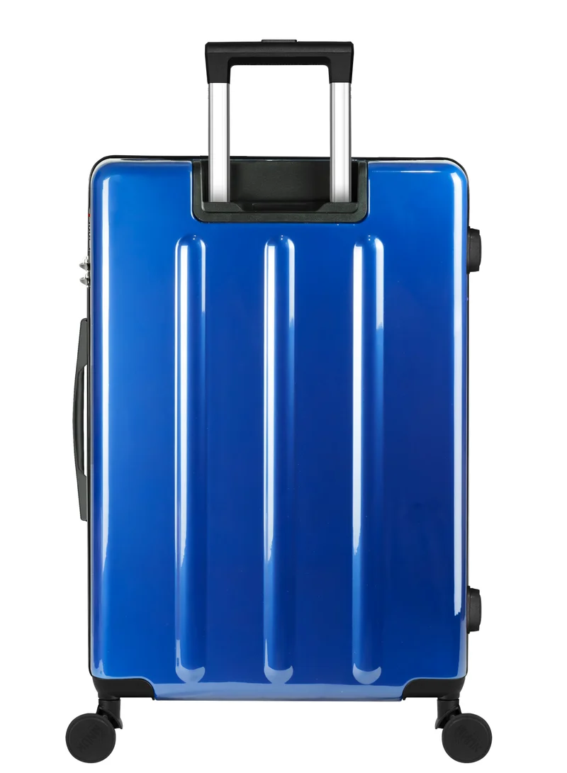 MNUK SWAGGER Set of 2 Luggage| Polycarbonate and ABS Hardside Trolley| Double 360Â° 4 Wheeler| Cabin-20 Inch, Large-28 Inch| PB