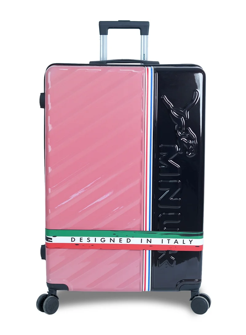 MNUK SWAGGER Set of 2 Luggage| Polycarbonate and ABS Hardside Trolley| Double 360Â° 4 Wheeler| Cabin-20 Inch, Large-28 Inch| PB-Multicolor