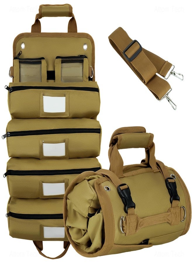 توموروتيك حقيبة أدوات توموروتيك المتينة القابلة للطي - حقيبة أدوات قابلة للطي مع جيبين قابلين للفصل، وحجرات مُسمّاة وجيوب قابلة للتوسيع - تخزين صغير الحجم وقابل للحمل - Image 1