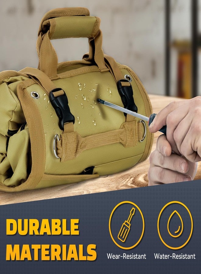 توموروتيك حقيبة أدوات توموروتيك المتينة القابلة للطي - حقيبة أدوات قابلة للطي مع جيبين قابلين للفصل، وحجرات مُسمّاة وجيوب قابلة للتوسيع - تخزين صغير الحجم وقابل للحمل - Image 4