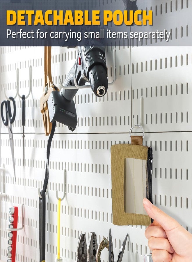 توموروتيك حقيبة أدوات توموروتيك المتينة القابلة للطي - حقيبة أدوات قابلة للطي مع جيبين قابلين للفصل، وحجرات مُسمّاة وجيوب قابلة للتوسيع - تخزين صغير الحجم وقابل للحمل - Image 3