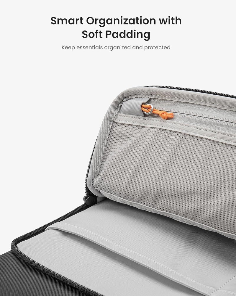 Tomtoc Tablet Shoulder Bag for 12.9-inch New iPad Pro 2018-2020 with Apple Pencil Magic Keyboard and Smart Keyboard Folio, Surface Pro X/7/6/5/4, Waterproof Cordura Fabric Tablet Sleeve,Black… - Image 5