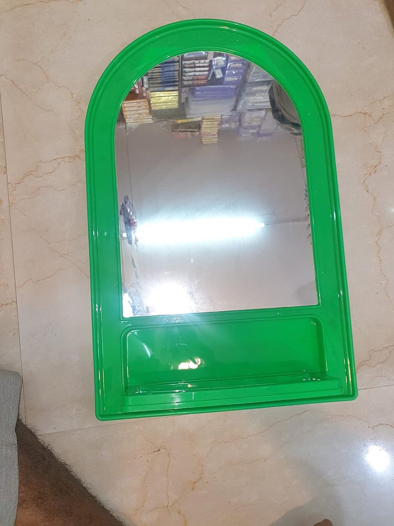 advancedestore Big Size Queen Mirror Wall Hanging Wall Mount Bathroom Mirror 36 cm X 26 cm Size Pack of 1 - Image 2