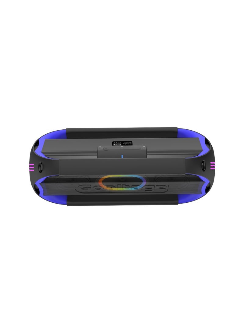 Goaltage BeatBox Portable Speaker including Two Wireless Microphones with Control Panel and TWS Functionality - Image 5