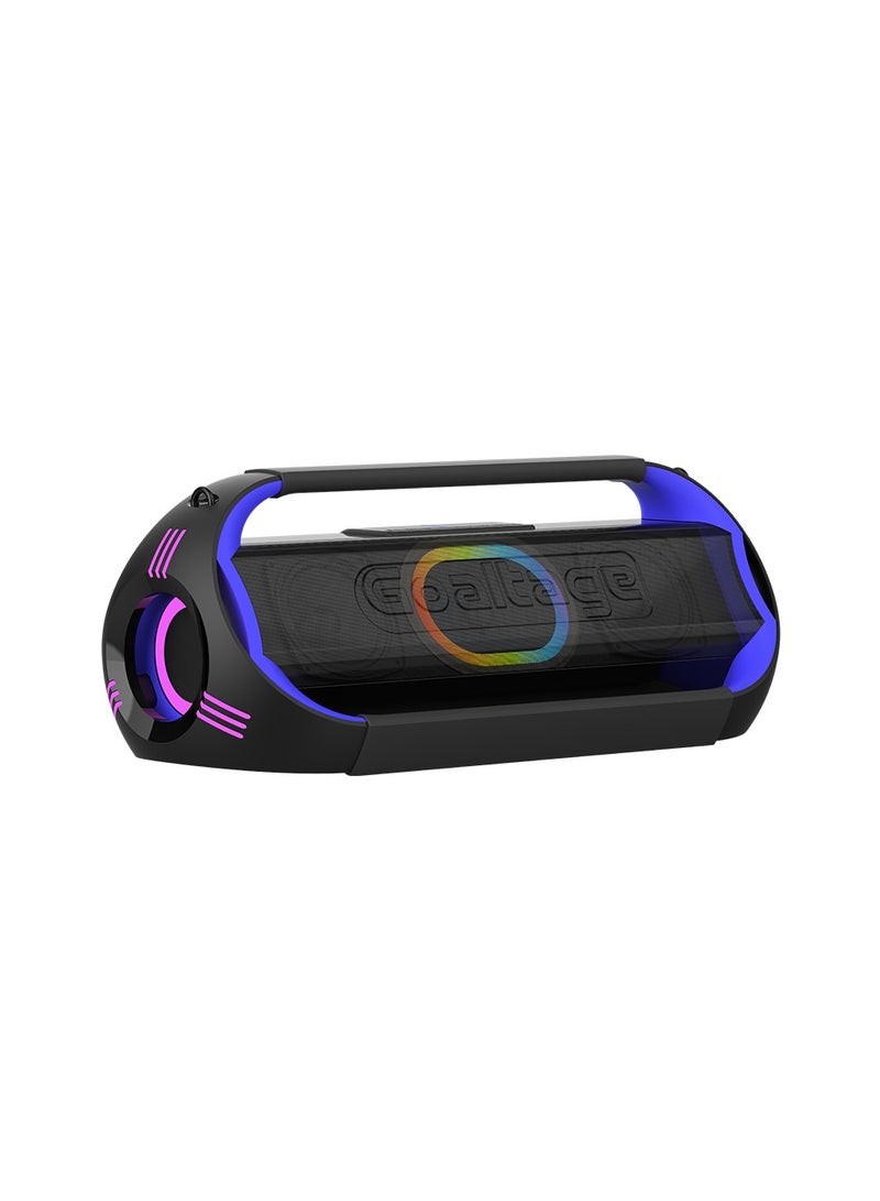 Goaltage BeatBox Portable Speaker including Two Wireless Microphones with Control Panel and TWS Functionality - Image 1