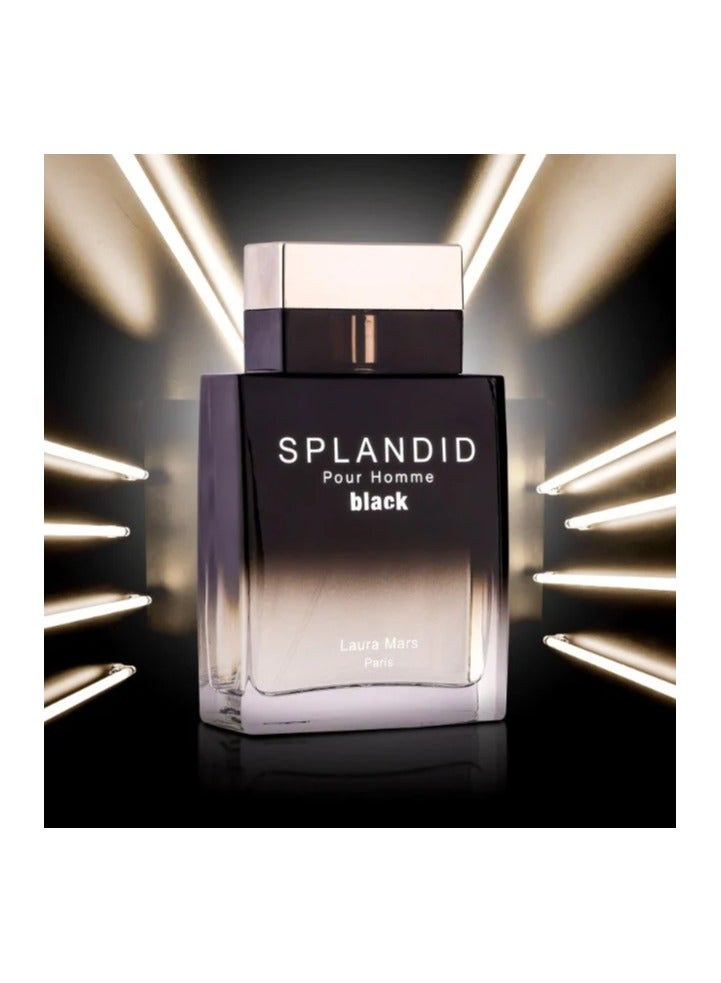 Laura Mars Splendid Black Pour Homme Eau de Toilette 100 ml - Image 2