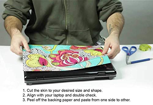 Paper Plane Design Laptop Skin for Upto 17 in Laptops - Image 2