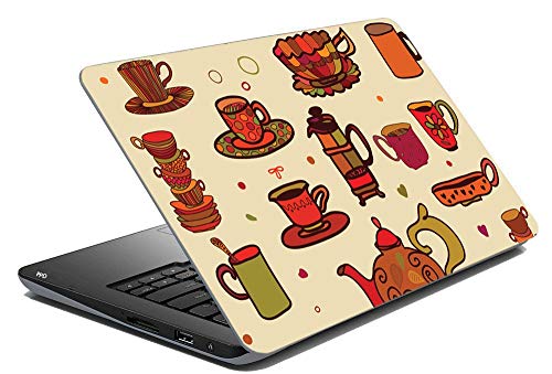 Paper Plane Design Laptop Skin for Upto 17 in Laptops - Image 3