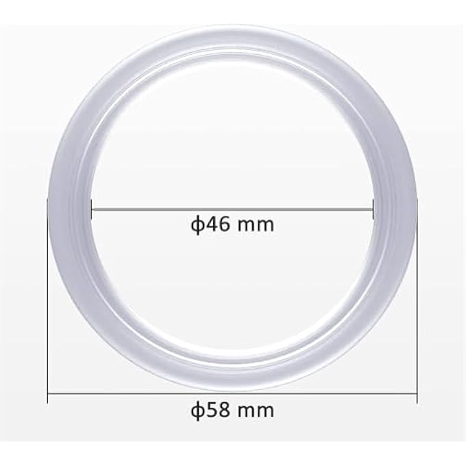 ريحني حشية سيليكون حلقة ختم البخار مجموعة رأس الحشوة 3 قطع لديلونغي EC680 EC685 EC695 EC820 Ec785 Ec885 Ec850 Ec860 Ec9335MEc9355MEc9665M Dedica Smeg Ecf01 - Image 3