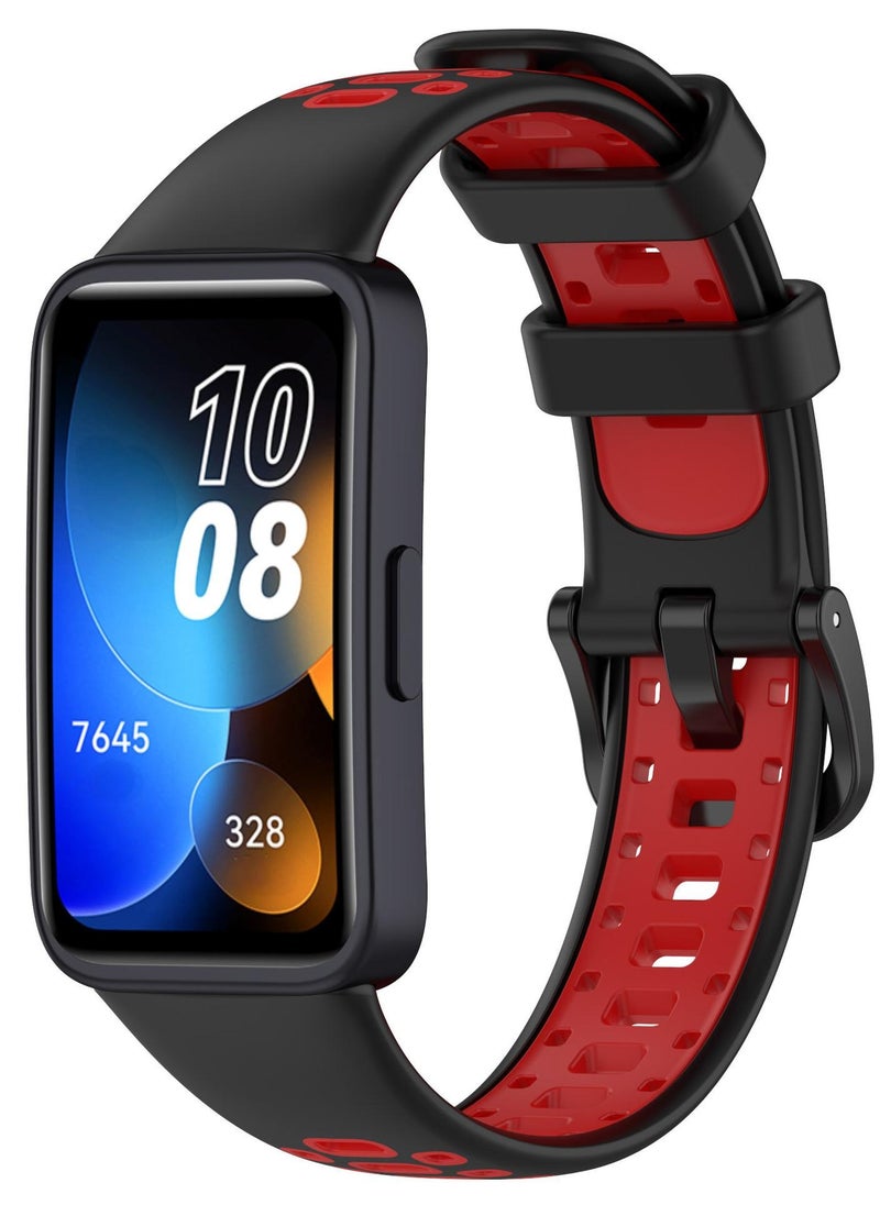 HW 2Pcs Silicone Watchband For Huawei Band 8 Huawei Band 9 Strap SmartWatch WristbandBracelet Wriststrap Sport Replacement  - Image 3