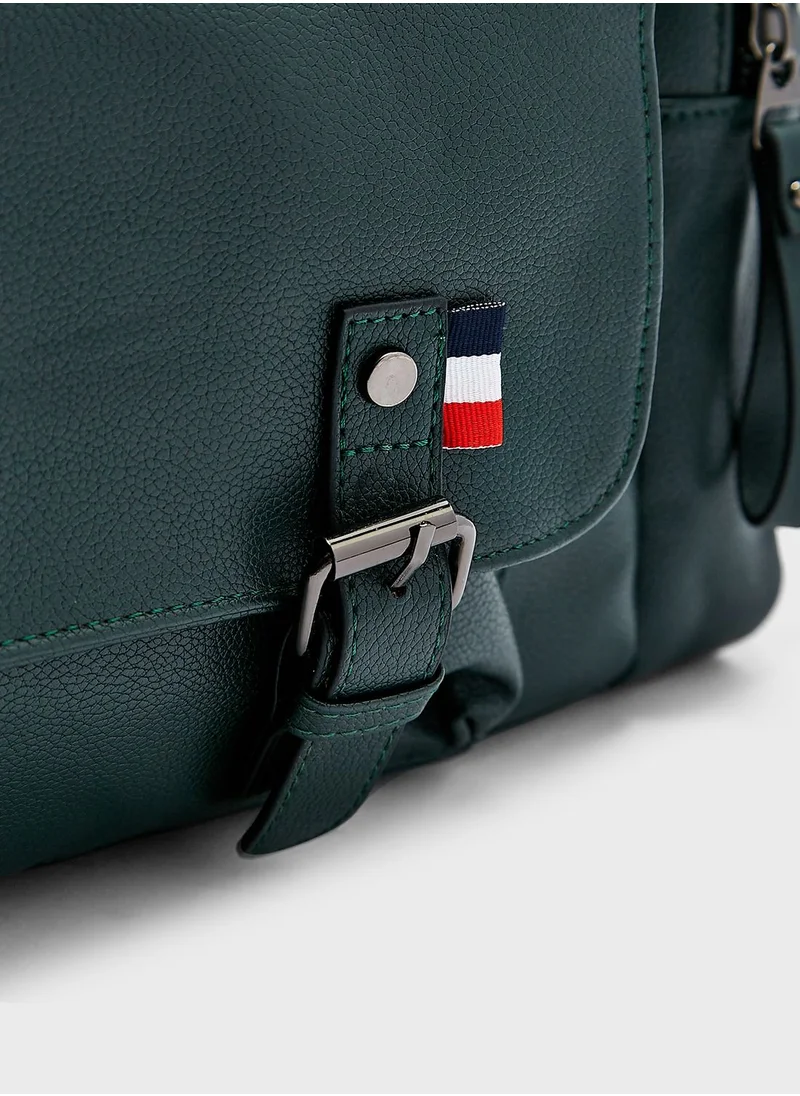 Robert Wood Duffle Bag With Multiple Compartments 51 Cm