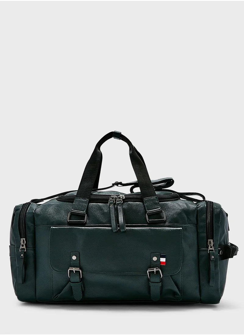 Robert Wood Duffle Bag With Multiple Compartments 51 Cm