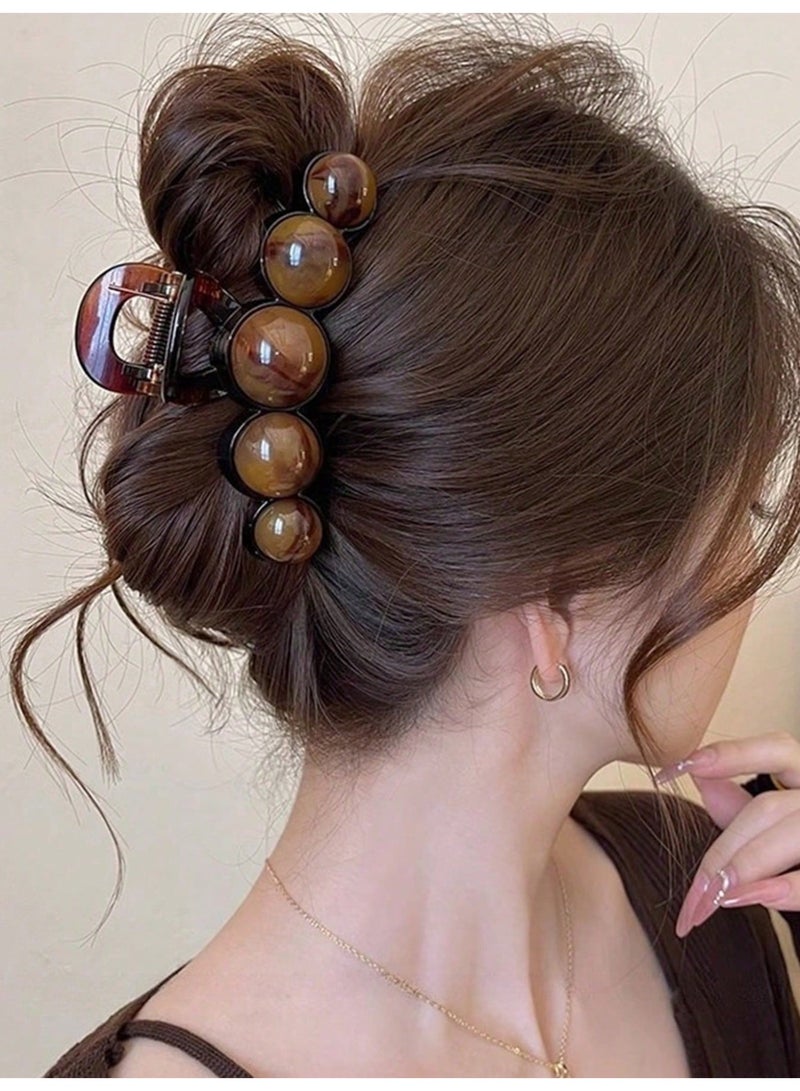 2-Piece Set of Trendy Hair Claws & Clips – 6 Attractive Modern Colors - Image 2