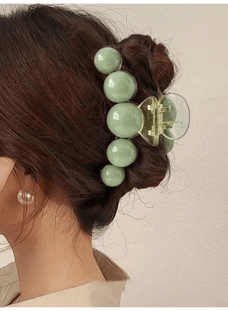 2-Piece Set of Trendy Hair Claws & Clips – 6 Attractive Modern Colors - Image 1