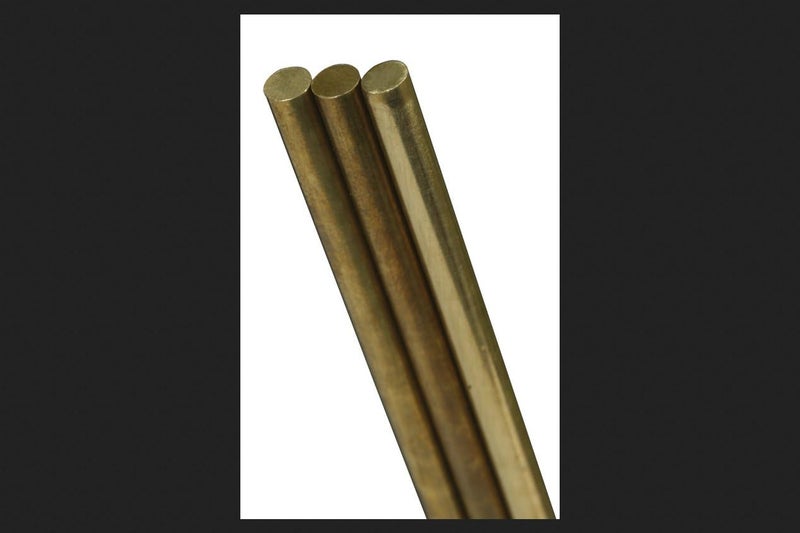 " Brass Rod 3/8"" X 36"" Bagged"