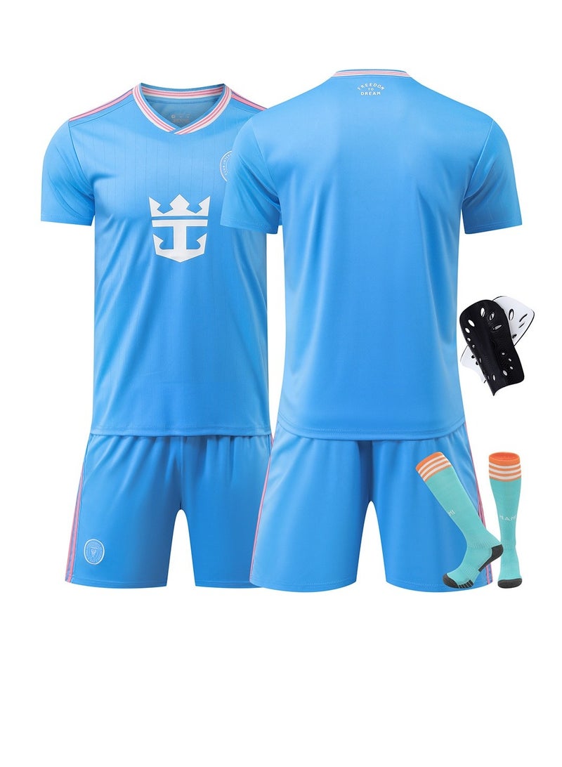 Taiahiro New children's adult football uniform set breathable quick-drying sports jersey game training uniform - Image 1