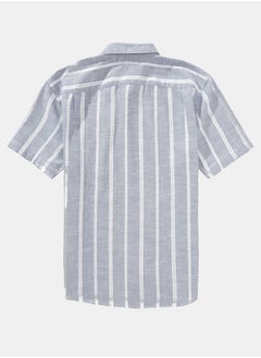 American Eagle AE Poolside Striped Button-Up Shirt  - Image 2