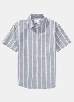 American Eagle AE Poolside Striped Button-Up Shirt  - Image 3