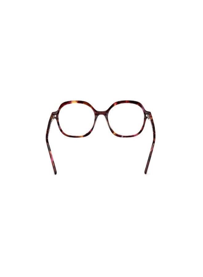 جس نظارة طبية بشكل دائري للجنسين بأذرع معدنية GU8271  مقاس 50 - هافانا - Image 4