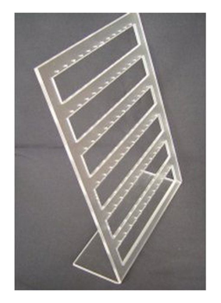 Generic - Plastic Display Rack, Clear Acrylic Earring Display Organizer Stand - Image 1