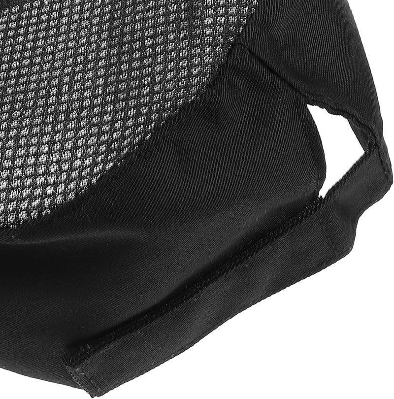 Chef Hat for Men Women Black Mesh Kitchen Cooking Chef Cap Breathable Food Service Work Uniform Hat for Restaurant and Bakers - Image 3