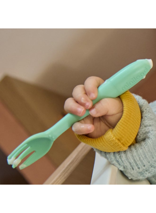Miniland Children's Flexible Spoon and Fork Set (Ocean) - Image 4