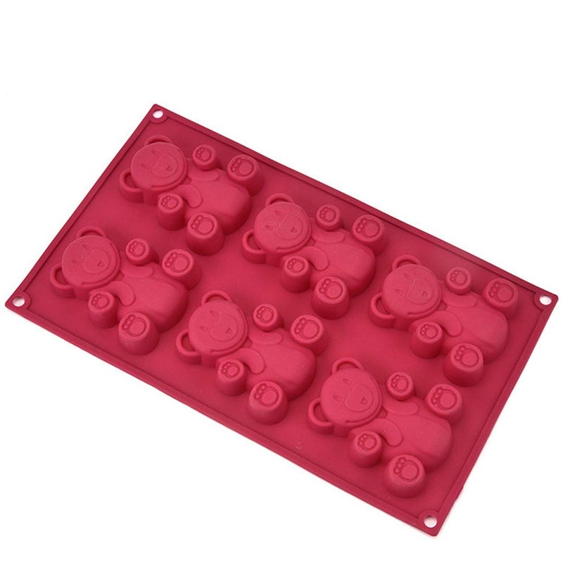 FantasyDay Premium Love Bear Silicone Cupcake Mold Candy Mold for Your Holiday Cake, Soap, Ice Cube, Gummy, Cookie, Jelly, Candy, Pudding, Jello Shot and More #1 - Image 1