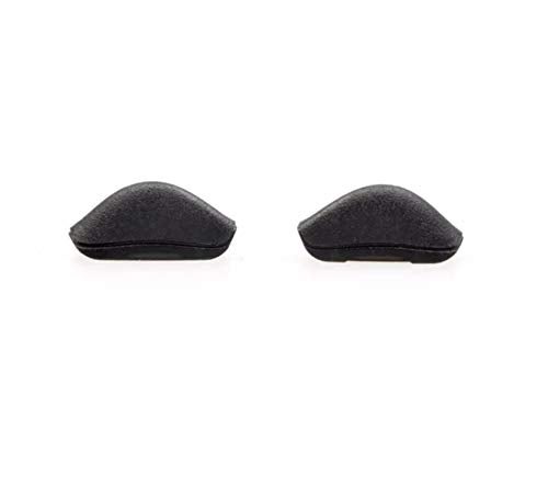NicelyFit Nose Pads for Oakley Crosslink Eye Glasses Euro Regular Size (Black - 1 Pair) - Image 2