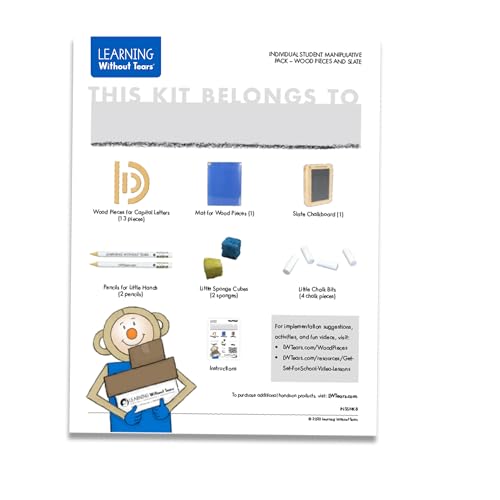 Learning Without Tears Hands-On Student Pack for Building and Practicing Capital Letters and Numbers - Image 2