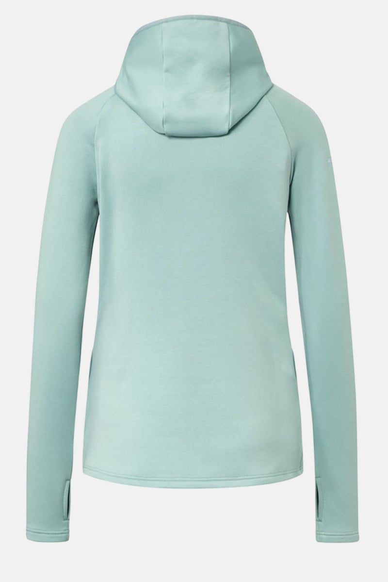 Tchibo Women Regular Fit Plain Hooded Jacket, Mint Green  - Image 2
