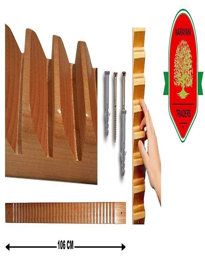 NARAYANI TRADERS سلم أصابع خشبي قابل للطي من ناراياني تريدرز، لتمارين رفع الكتف - Image 5