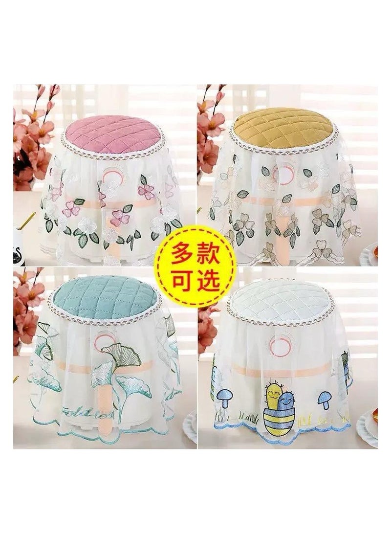 Trendy Air Fryer Cover, Original Imported Chiffon Lace Material, Heavy Duty, Can Be Washed 1000 Times, Available in Blue TR - Image 4